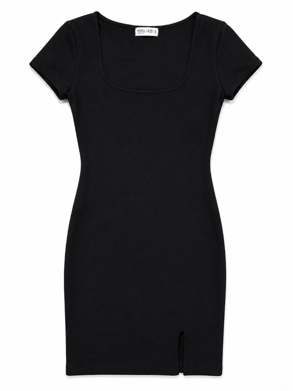 Popular 21 Black Bodycon Mini Dress Size Small Sexy Club Dress
